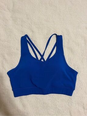 POP Fit Royal Blue Crisscross Sports Bra